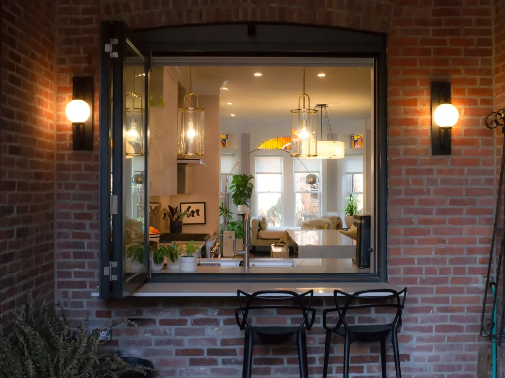 Boston renovation kitchen patio